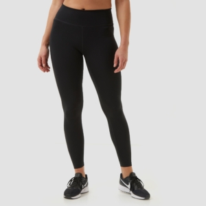 Nike Nike dri-fit one mid-rise 2.0 hardlooptight zwart dames dames