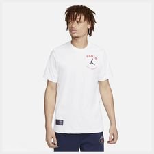Paris Saint-Germain T-shirt Logo Jordan x PSG - Wit