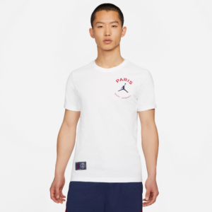 Paris Saint Germain X Jordan Brand Logo T-Shirt 2021-2022 - Wit - M