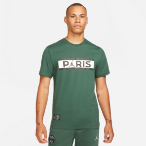 Paris Saint Germain X Jordan Brand Wordmark T-Shirt 2021-2022 - Groen