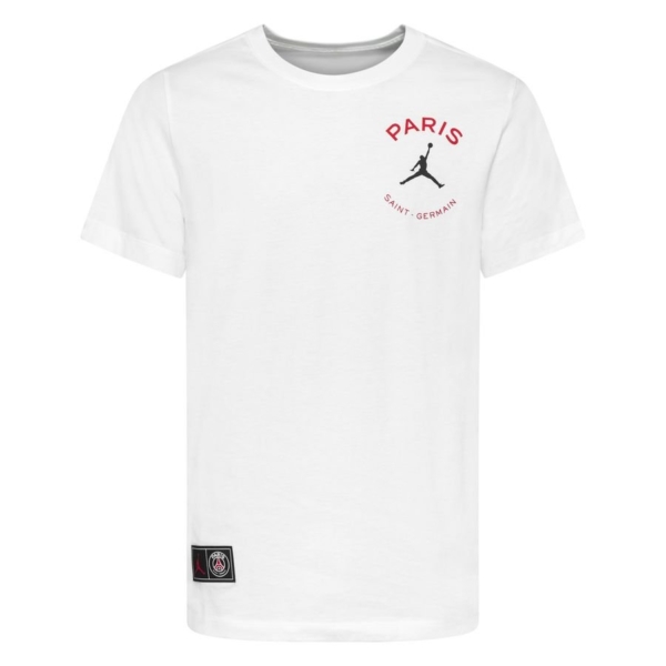 Nike Paris Saint-germain T-shirt Logo Jordan x Psg - Wit, maat Medium