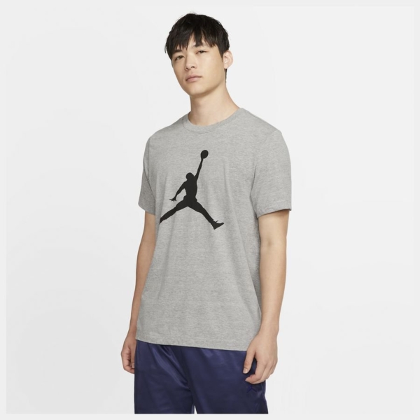 Nike T-shirt Jordan Jumpman Air - Grijs/zwart, maat XX-Large