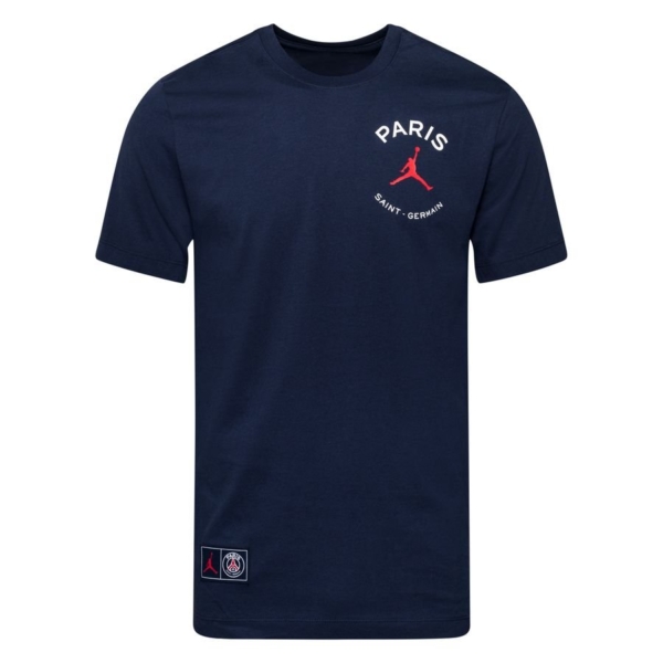 Paris Saint-germain T-shirt Logo Jordan x Psg - Navy - Nike, maat X-Large