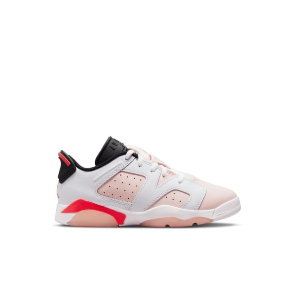 Nike Sneakers Air Jordan 6 Retro Low - Wit/Grijs/Rood Kinderen