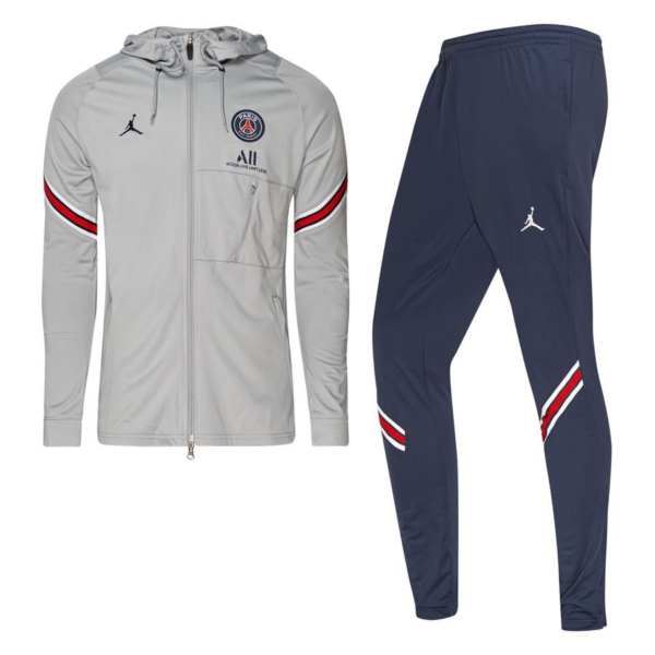 Paris Saint-germain Trainingspak Dri-fit Strike Jordan x Psg - Grijs/navy - Nike, maat Medium