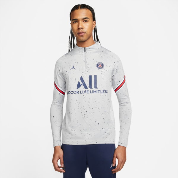 Paris Saint Germain Dri Fit Training Sweater 2022 - Grijs - XL