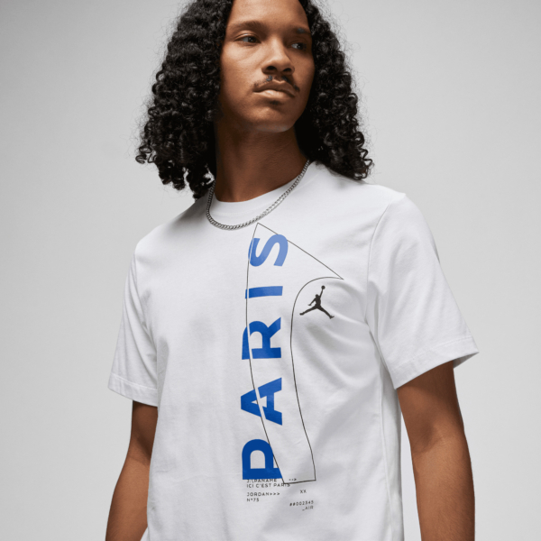 Paris Saint Germain x Jordan Wordmark T-Shirt 2022-2023 - Wit
