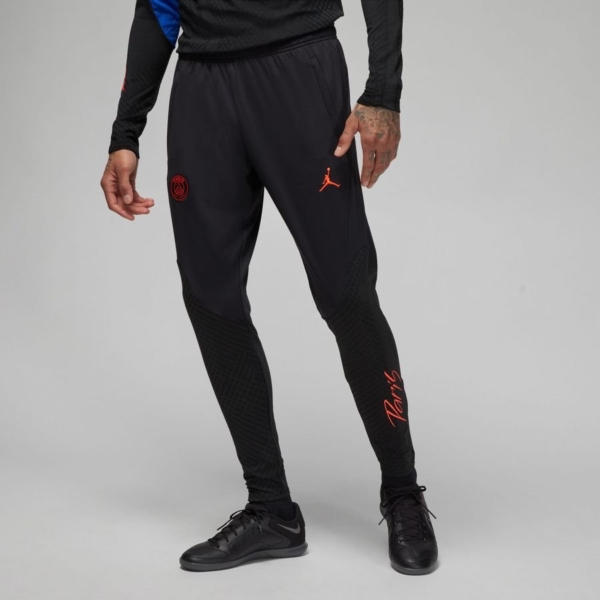 Paris Saint-germain Trainingsbroek Dri-fit Strike Jordan x Psg - Zwart/rood - Nike, maat X-Large