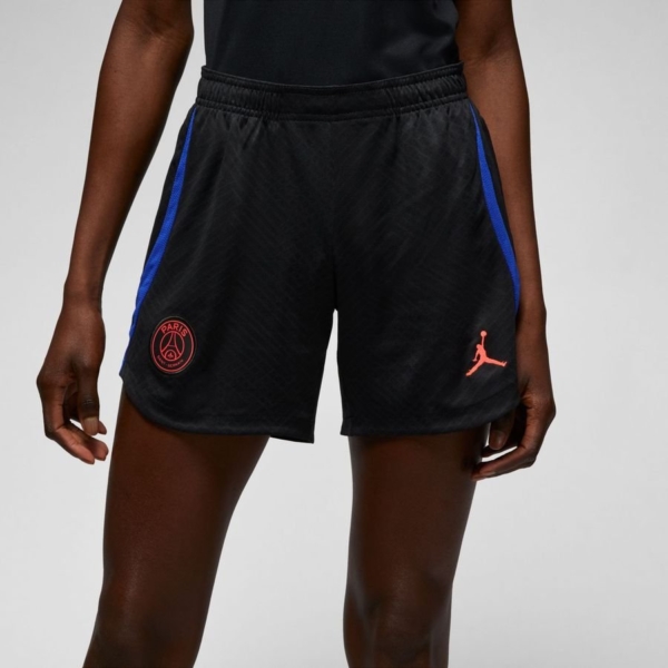 Paris Saint-germain Trainingsshorts Dri-fit Strike Jordan x Psg - Zwart Blauw/rood Vrouw - Nike, maat Large