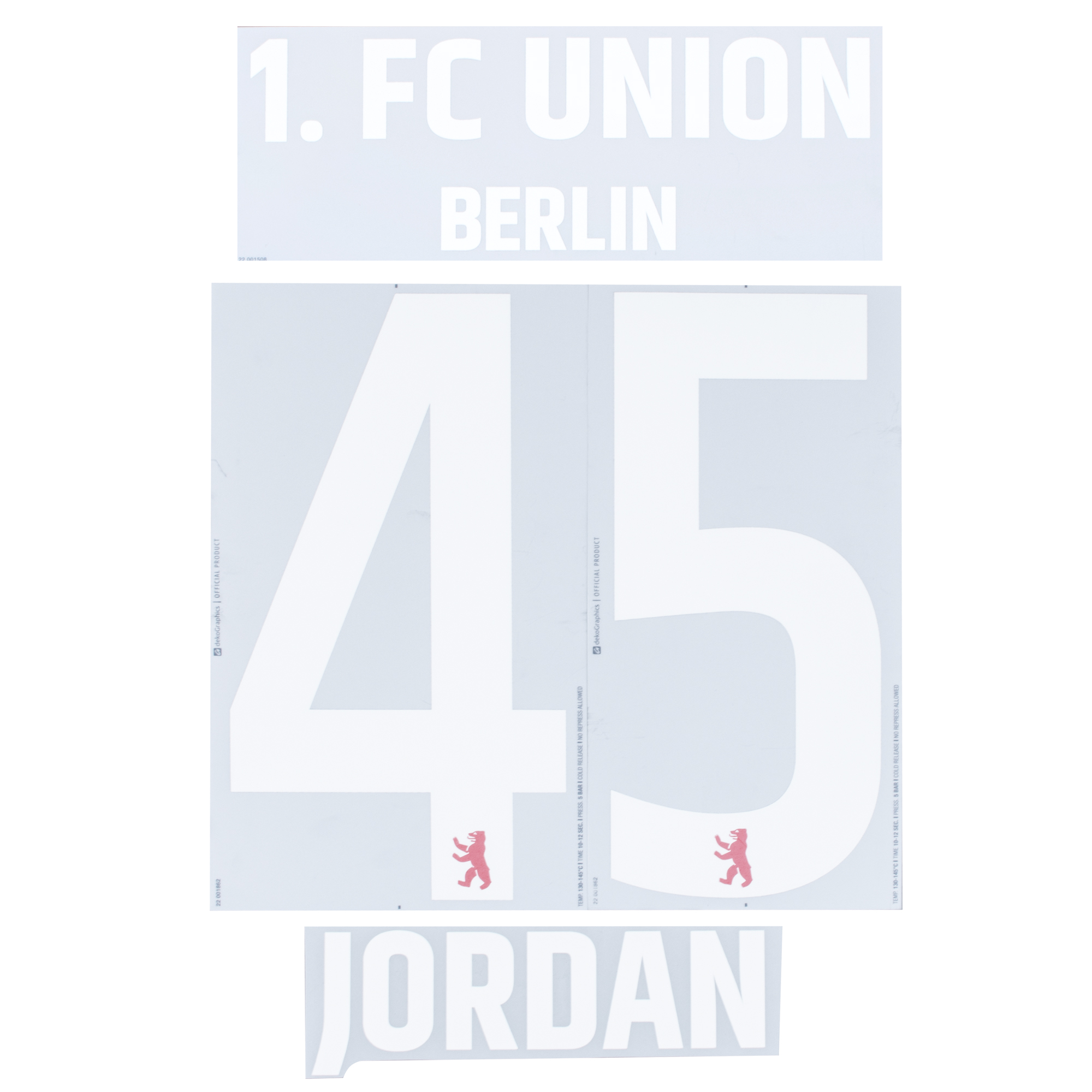 Jordan 45 (Official Printing) - 22-23 Union Berlin Home
