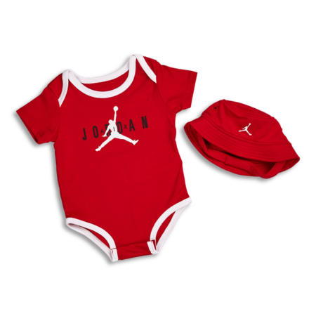 Jordan Bucket Hat & Bodysuit 2 Pc Set - Baby Gift Sets
