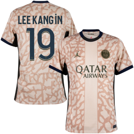 Paris Saint Germain 4e Shirt 2024 + Lee Kang In 19 - M