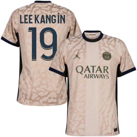 Paris Saint Germain Authentic Dri Fit ADV 4e Shirt 2024 + Lee Kang In 19 - L